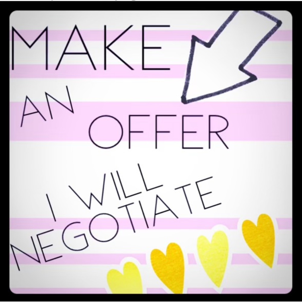 If u love it, just ask me! I love to negotiate :) Lets make a deal!